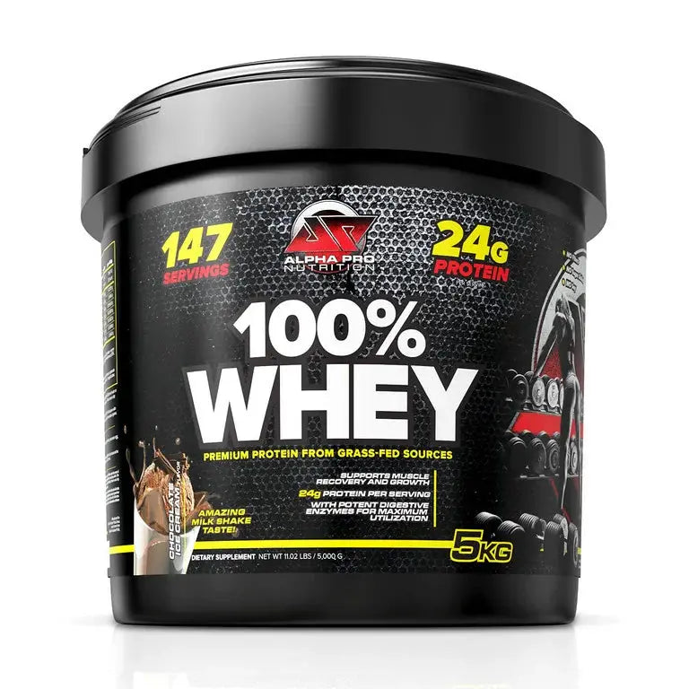 100% WHEY PROTEIN 5kg - HELADO DE CHOCOLATE Alpha Pro Nutrition