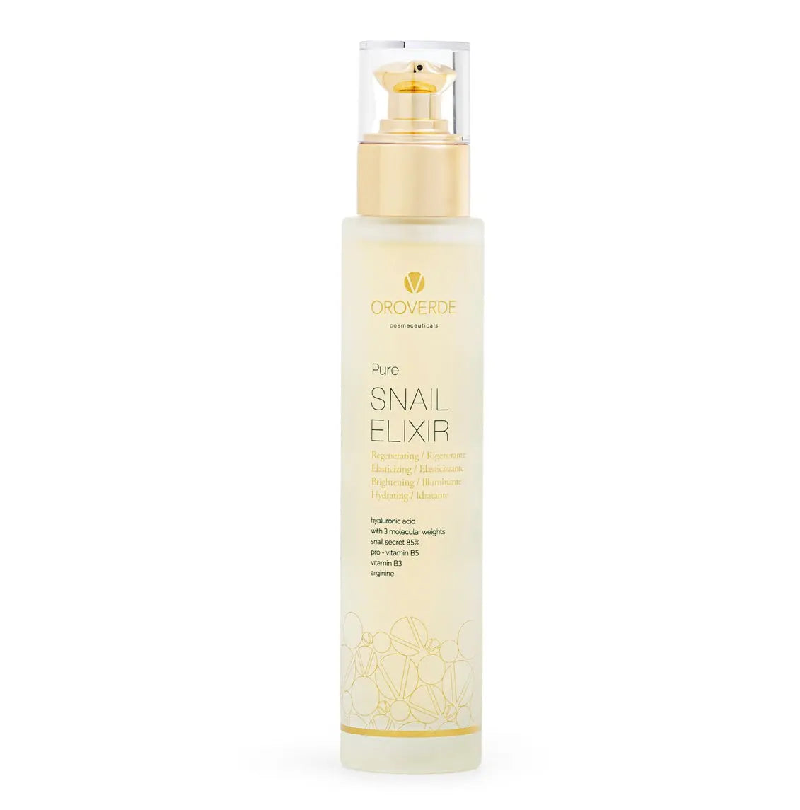 Siero Bava di Lumaca biologica Pure SNAIL ELIXIR 100ML Oro Verde