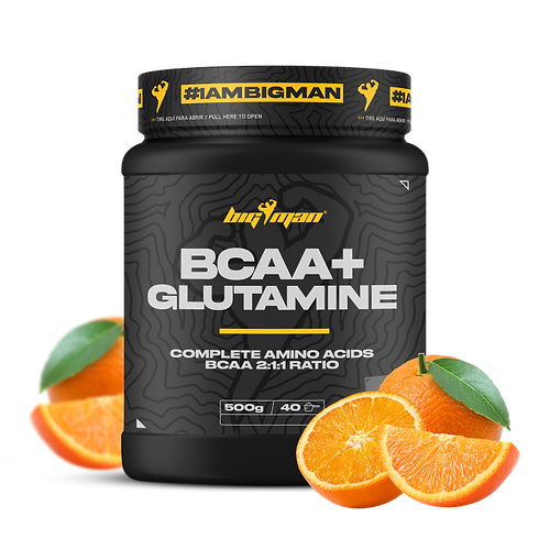 BCAA + GLUTAMINE 500g – Recuperación y Crecimiento Muscular | BIGMAN