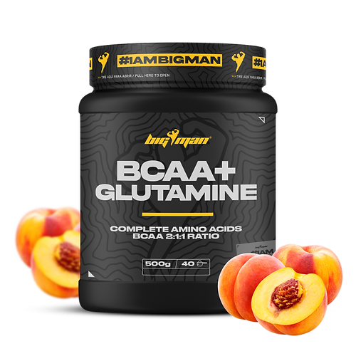 BCAA + GLUTAMINE 500g – Recuperación y Crecimiento Muscular | BIGMAN