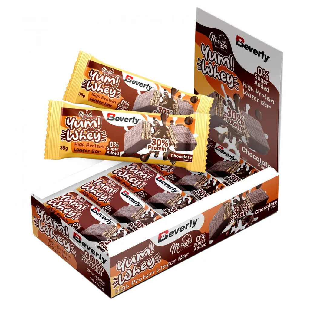 Yum Whey Wafer Chocolate Beverly Nutrition