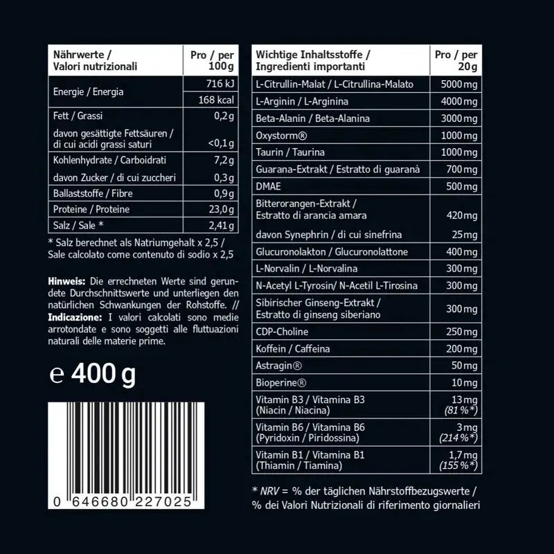 Black Focus Pro - Pre Workout Booster BLACK FOCUS
