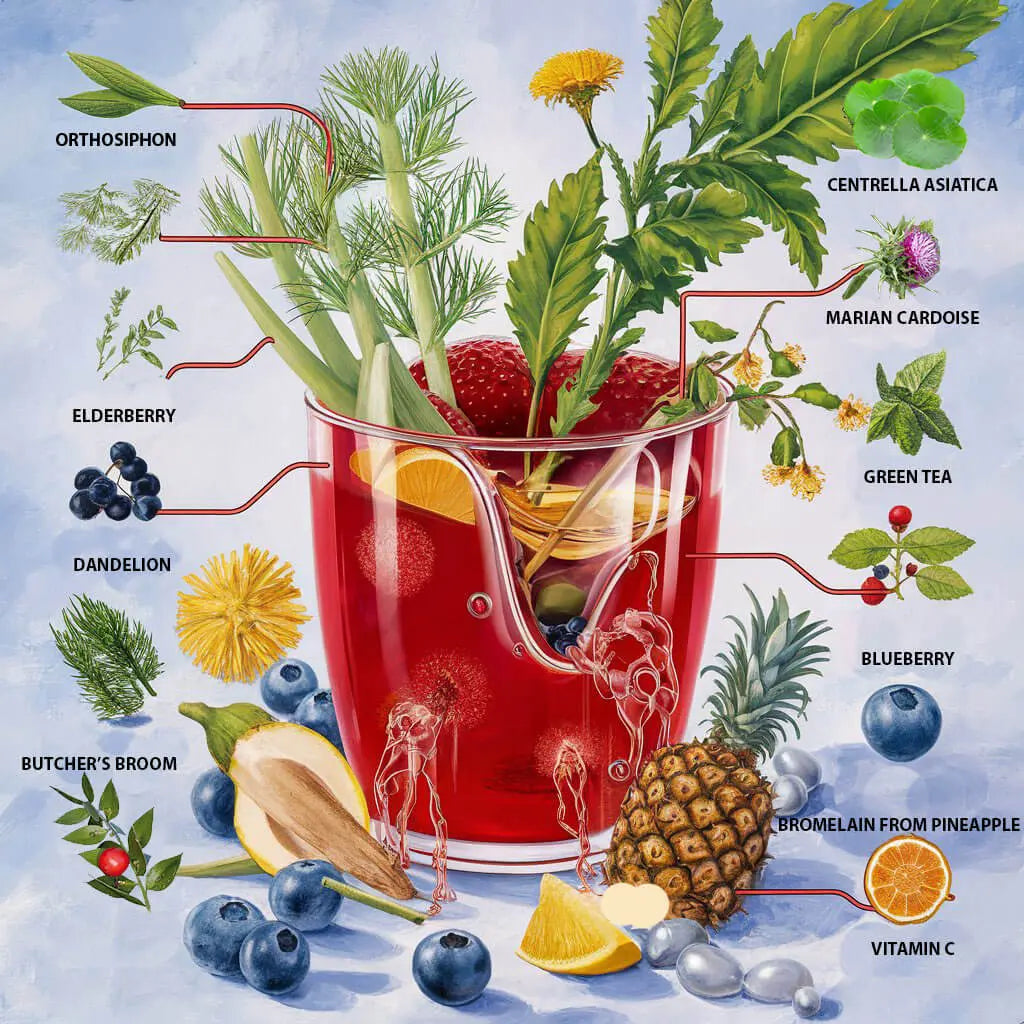 DRENFIZZ® - Compresse Effervescenti Drenanti e Depurative Volchem
