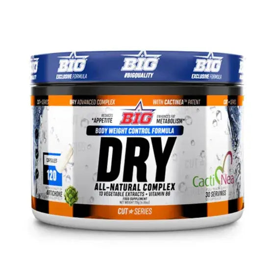 DRY DIURETICS COMPLEX 120CPS – BIG: IL COMPLESSO DIURETICO NATURALE PER IL BENESSERE BIG