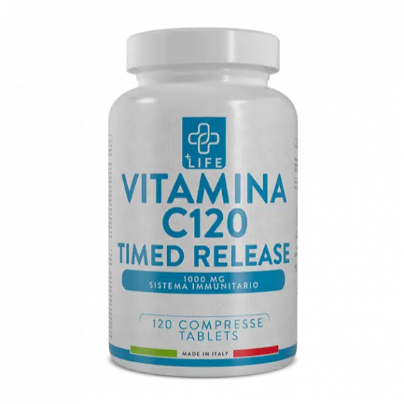'+Life Vitamina C120 Timed Release +LIFE