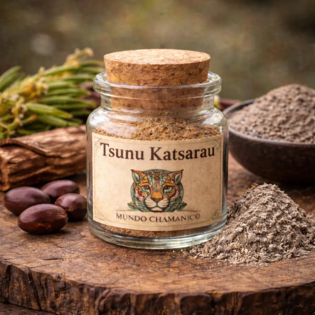 Polvo de Rapé 15gr Tsunu Katsarau (origen indígena Huni Kuin) Mundo Chamanico