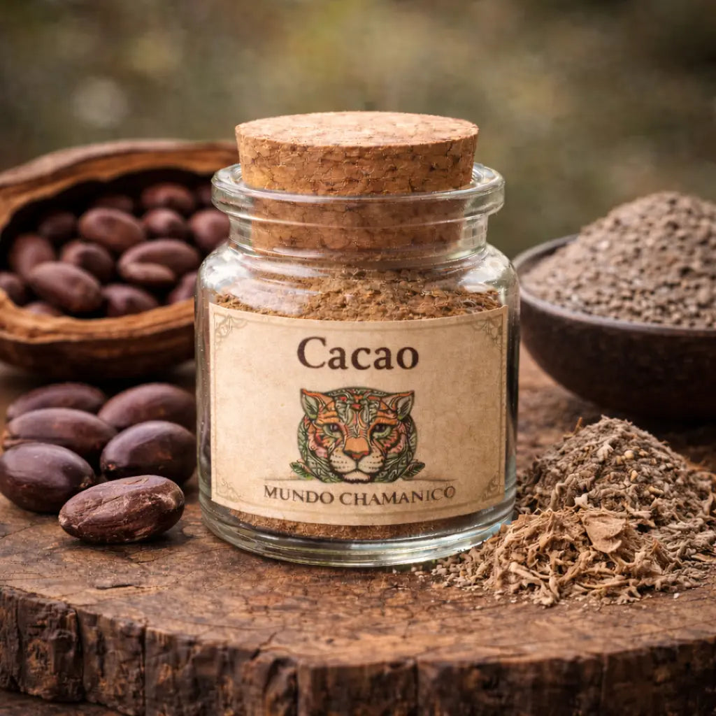 Polvo de Rapé 15gr Cacao (origen indígena Huni Kuin) Mundo Chamanico
