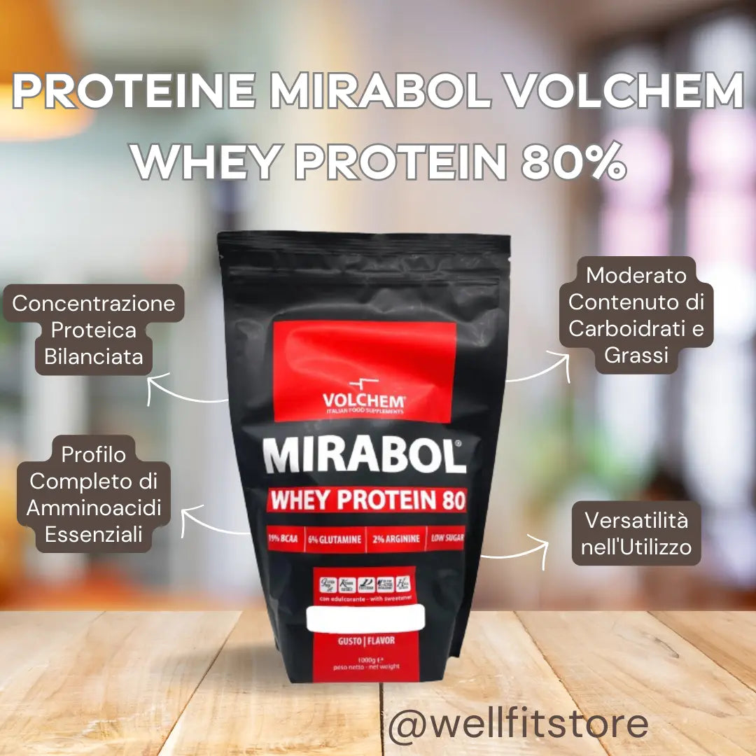 Proteine volchem mirabol whey protein 80