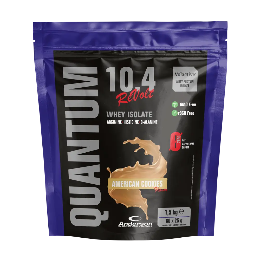 QUANTUM 10.4 REVOLT 1,5KG | AISLADO DE PROTEÍNA DE SUERO DE ANDERSON Anderson Research