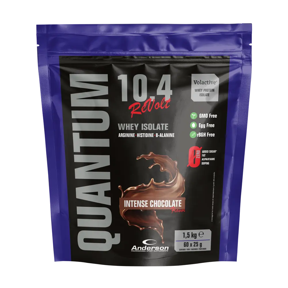 QUANTUM 10.4 REVOLT 1,5KG | AISLADO DE PROTEÍNA DE SUERO DE ANDERSON Anderson Research
