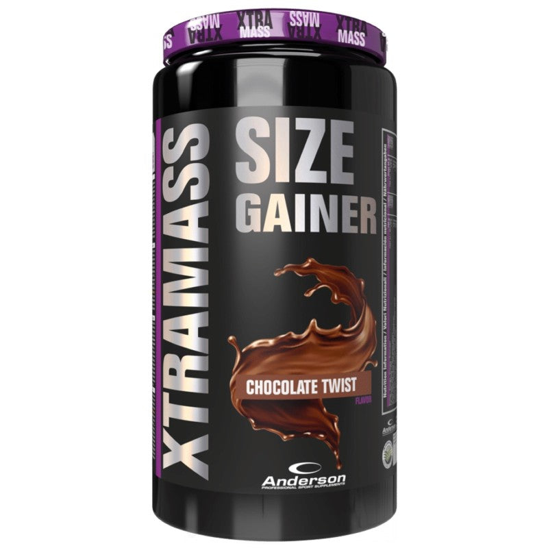 ANDERSON Xtra Mass 1100 gr - Gainer di Proteine Whey, Creatina, Arginina, Tribulus