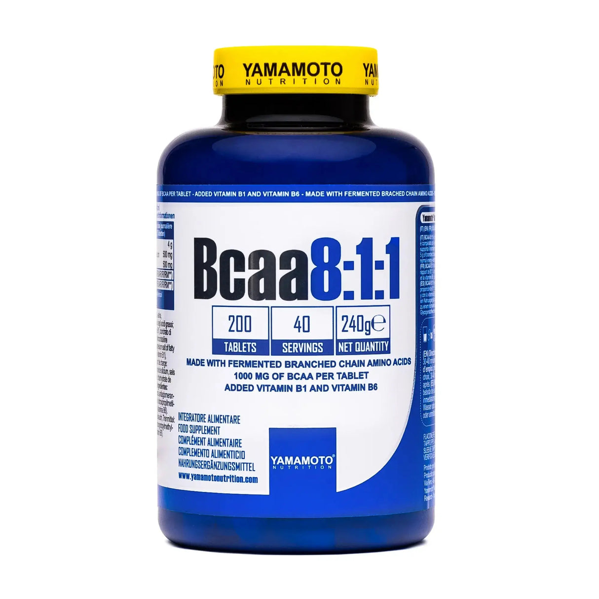 YAMAMOTO NUTRITION Bcaa 8:1:1 200 compresse Yamamoto Nutrition