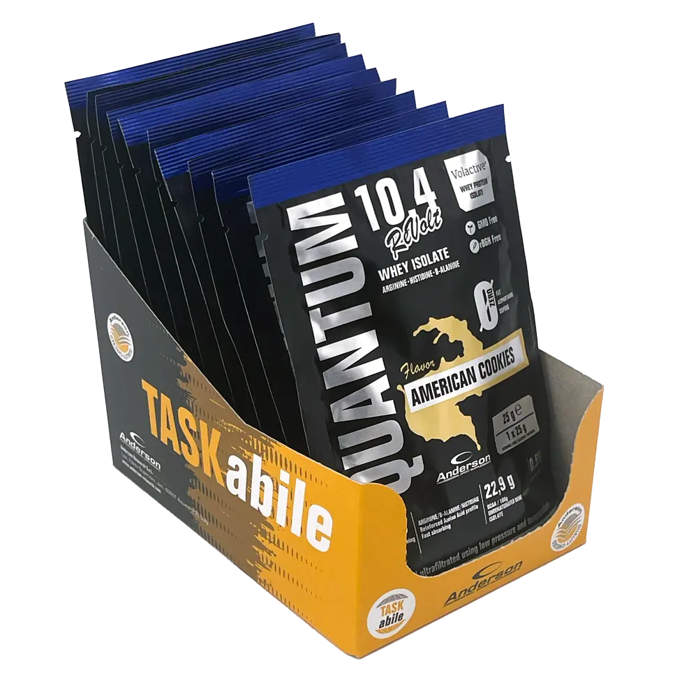 QUANTUM 10.4 REVOLT | 10 sobres x 25g | ¡Abrir, agitar y beber! Anderson Research