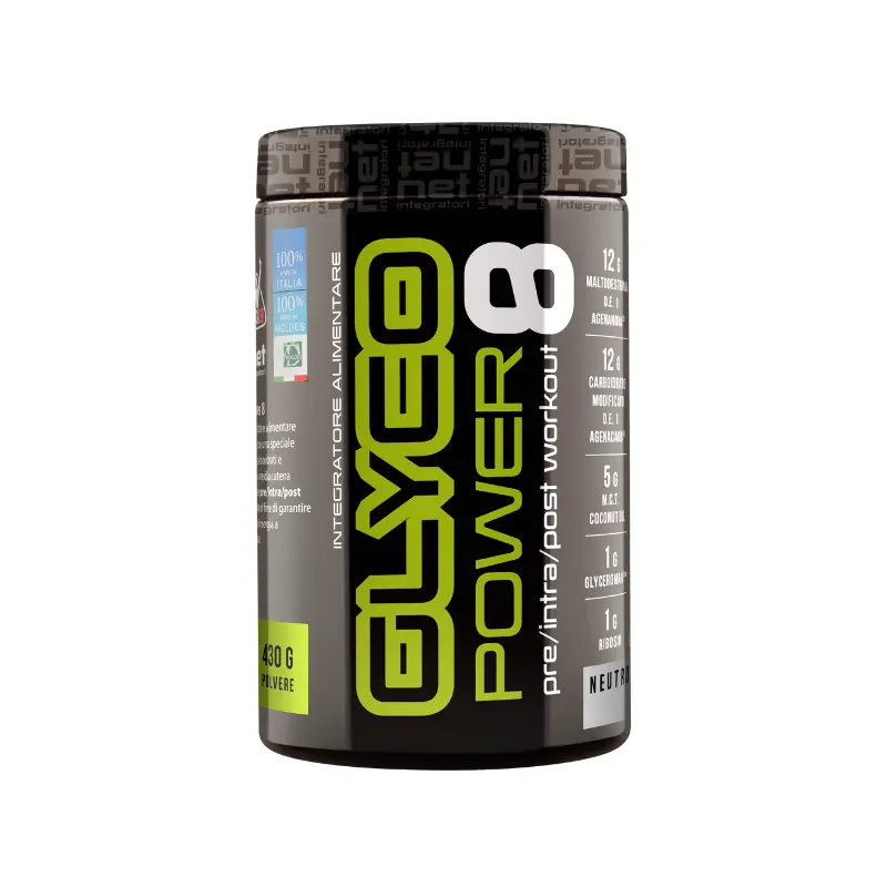 GLYCOPOWER 8: ENERGIA COSTANTE PER IL TUO ALLENAMENTO Net Integratori