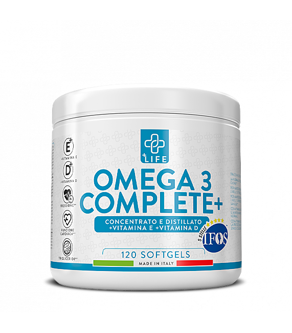 '+Life Omega 3 Complete 120perle - 5 stelle IFOS - Trigliceridi