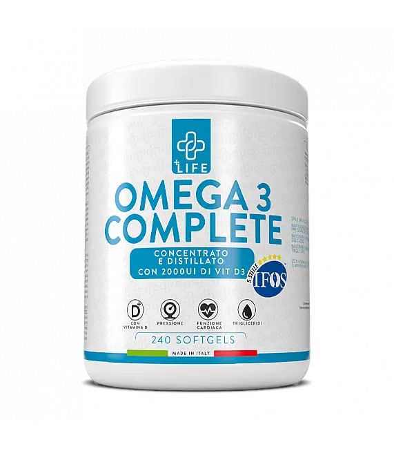 +Life Omega 3 Complete 240 pearls - 5 IFOS stars - Triglycerides '+LIFE