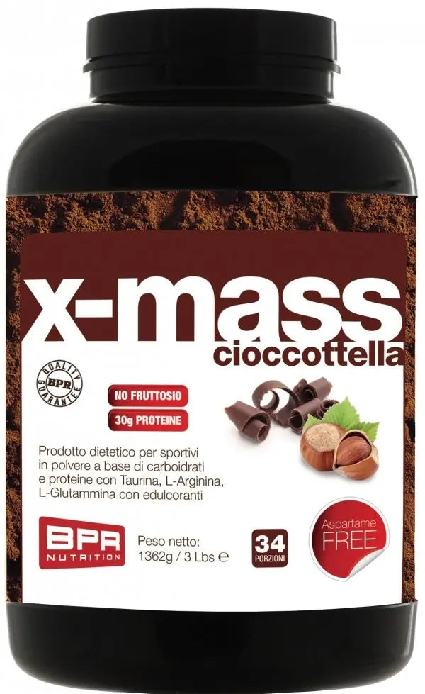 BPR NUTRITION © X-Mass 1362 g | Gainer | Massa Muscolare Wellfit Store Integratori