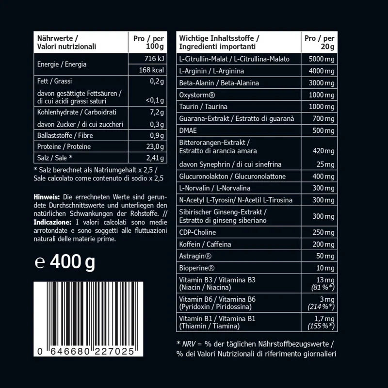 Black Focus Pro - Pre Workout Booster
