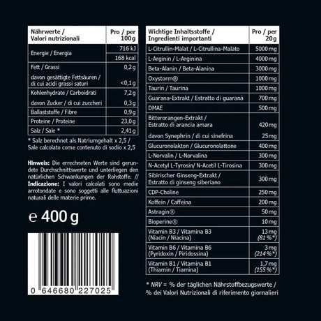 Black Focus Pro - Pre Workout Booster