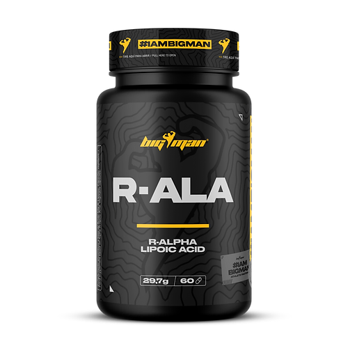 R-ALA | Ácido Alfa Lipoico R (R-ALA) – 60 Cápsulas - BIGMAN