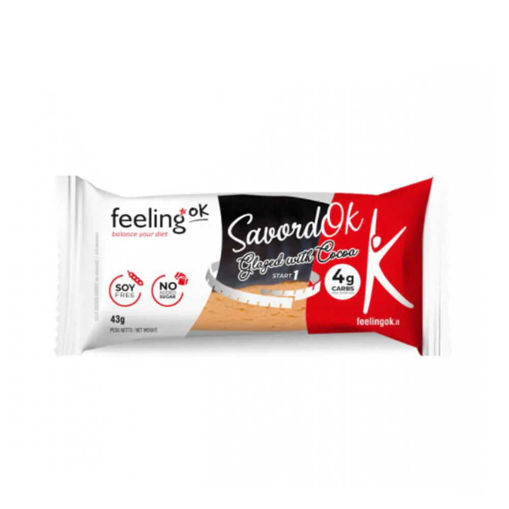SAVORDOK GLASSATO CON CACAO E COCCO - FEELING OK 🍫🥥