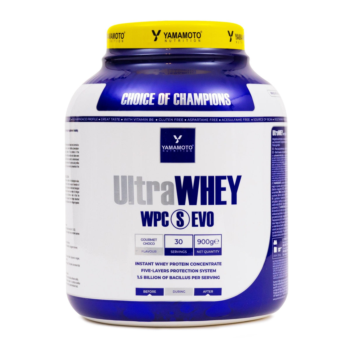 YAMAMOTO NUTRITION Ultra Whey WPC S Evo 900gr